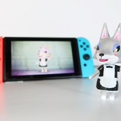 IMG_0962.JPG Free STL file ANIMAL CROSSING FANG・3D printing design to download