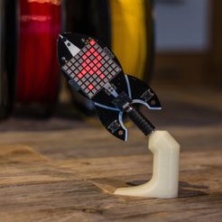 20180329_8568.jpg Free STL file Blinkenrocket stand・3D printable model to download