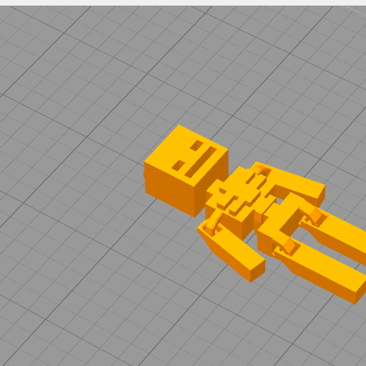 💀 Minecraft skeleton keychain special for Halloween・ STL File for 3D ...