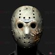 001a.jpg Jason Voorhees Mask - Friday 13th Movie 1988 - Horror Halloween Mask