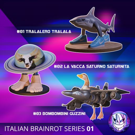 Series01.jpg Italian Brainrot Series ~ Set 01