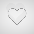 Captura2.png HEART / VALENTINE'S DAY / LOVE / LOVE / FEBRUARY / 14 / LOVERS / COUPLE / COOKIE CUTTER / SHAPE / SILHOUETTE / CLAY / FONDANT