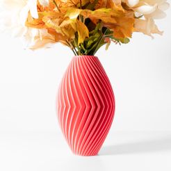 DSC02485.jpg The Soko Vase, Modern and Unique Home Decor for Dried and Preserved Flower Arrangement  | STL File