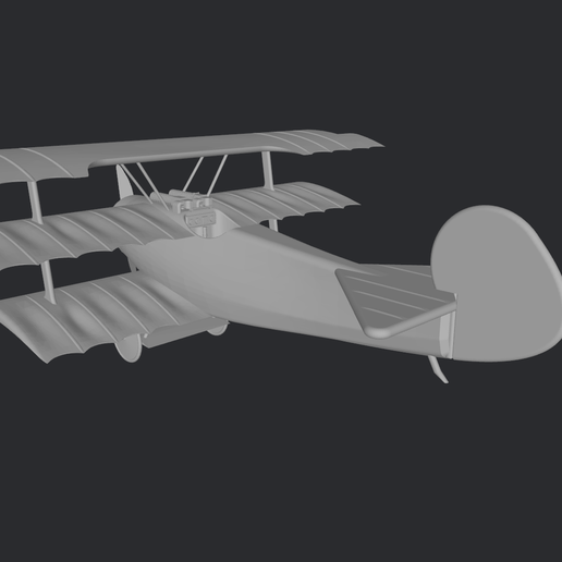 STL file Fokker DR1・Design to download and 3D print・Cults