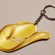 cowboy-hat-keychain-1.jpg Download STL file Cowboy Hat Keychain • 3D printer object, VinnyO