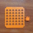 P1.jpg Sprinkle Stencil Spider Design. With keychain.
