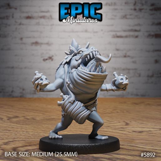 Platizard Rage ‧ DnD Miniature ‧ Tabletop Miniatures ‧ Gaming Monster ‧ 3D Model ‧ RPG ‧ DnDminis ‧ STL FILE