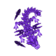 resin_baby_crystalwing3.stl STL-Datei Baby-Kristallflügler-Drache, Cinderwing3D, bewegliches Flexi-Wackeltier, Druck an Ort und Stelle, Fantasy・Design zum Herunterladen und 3D-Drucken