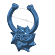 Fem-jewel-56-v1-09.png STL file fake Nose hook "Incubus" FAKE NIPPLE Clamps Pendant PIERCING Female Septum Barbaella male Non-Piercing Body Jewellery Bondage Weight femJ-56 3d print cnc・3D printable model to download