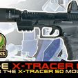 1-TX68-to-Xt50-mount.jpg Umarex T4E XT68 X-tracer 68, to T4E X-tracer 50 tracer mount adapter