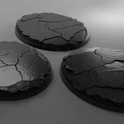 ovw.png STL file 3x 120x92mm base with broken marble ground・3D printing model to download, Mr_Crates