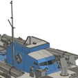 front.jpg Vosper MTB 234 Torpedo Boat Scale Model - Superstructure
