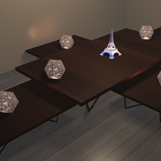 Table 3D model