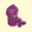 untitled.39.jpg Fichier STL CUTTER ET TAMPON SIRÈNE・Plan pour impression 3D à télécharger