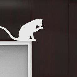 03.jpg Archivo OBJ PUERTA DEL GATO・Plan de impresora 3D para descargar