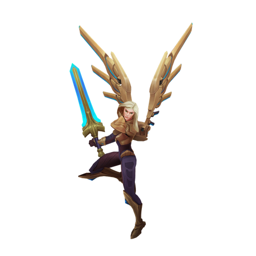 dibujo de kayle del ala del éter