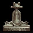1.jpg Yoga Frog Statue