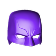 BatmanHelmetTopF.stl Batman Helmet-The Batman 2021-Robert Pattinson-DC comic Fan Art 3D print model