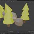 arboles1.png Trees and low poly rocks