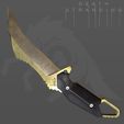 higgs-knife-death-stranding-3d-model.jpg Higgs Monaghan Knife From Death Stranding for cosplay 3d model