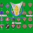 1610.jpg Brasileirão All teams Printable and Renderable 3D logo shields