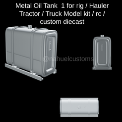 Proyecto-nuevo-2023-02-06T155751.533.png Archivo STL Metal Oil Tank 1 for rig / Hauler Tractor / Truck Model kit / rc / custom diecast・Modelo para descargar y imprimir en 3D