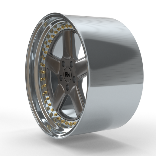 🛞 RH XD RAD wheels 1/18 1/24 scale・ STL File for 3D printing・Cults