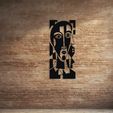 mockup_03.jpg 021 Geometric Abstract Face Wall Decor Art Laser Cut 3D Print Files
