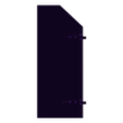 WM Tool Shed swing door right.stl Casa de herramientas del oeste de Maryland a escala G (1:24)