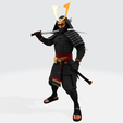 007.png Samurai-Krieger 3D