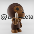 0033.png Bape Milo Banana Wooden