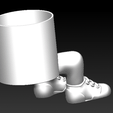 Imagen2.png Planter with sneakers - stl for 3D printing 3D model