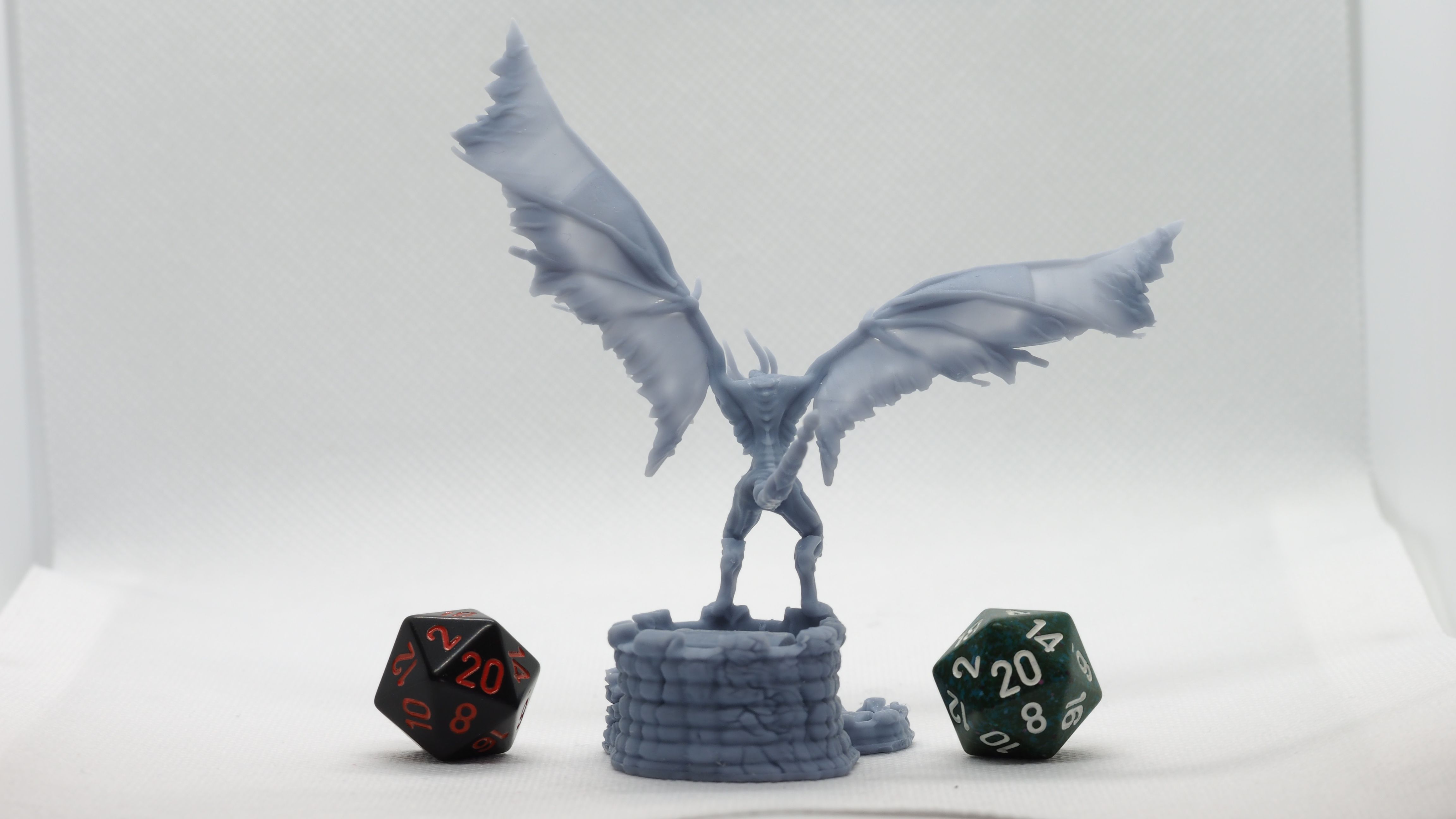 Wyvern (2).JPG STL file Undead Wyvern - Tabletop Miniature・Template to download and 3D print, M3DM