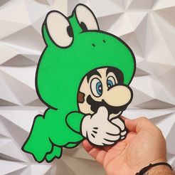 20230711_170152.jpg Fichier STL gratuit Mario Frog・Modèle à télécharger et à imprimer en 3D