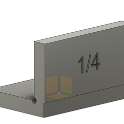 0.25 inch spacer.PNG STL file Wood working space 1/4 inch (0.25 inches)・Model to download and 3D print