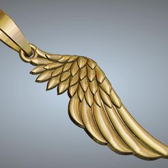Ala-1.jpg STL file Charm of wing horus・3D printing design to download