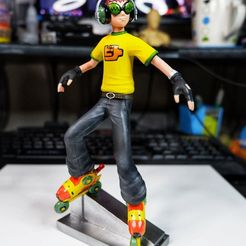Beat-Painted.jpg STL-Datei Beat - Jet Set Radio・Design für den 3D-Druck zum Herunterladen