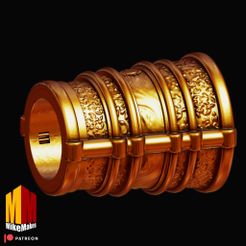 5CD88C99-FA46-4E71-BA66-F51914F95D0B.jpeg 3D file Ms. Marvel Kamala Khan Bangle Cosplay Piece・3D print design to download