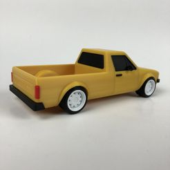 IMG_2516.jpg STL file VW MK1 Rabbit (Caddy) Pickup Truck・3D printer design to download