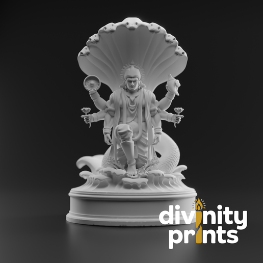 3d image of vishnu