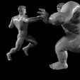 7_00000.jpg Superman VS Hulk Statuette