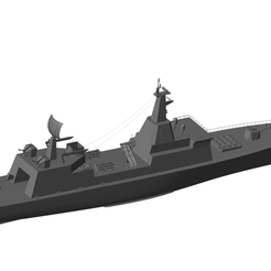 1.png 3D file Warship・3D printable model to download