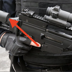 Emplacement-sous-Appui-joue.png STL file Counter sight spacer for Ampoint M4S G36・Model to download and 3D print