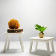 1.jpg Miniature Modern Stools 1/12 Scale