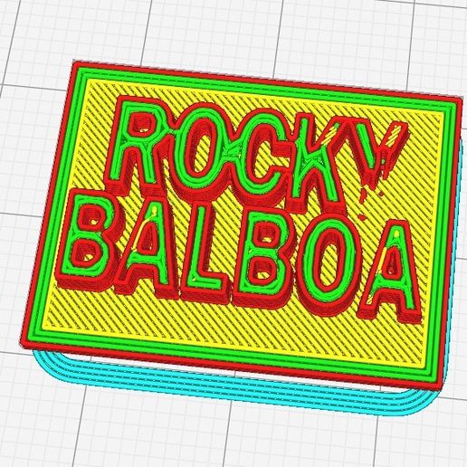 Rocky Balboa 3D STL STATUA NUOVO Sylvester Stallone STL 3d V8.1, 404rbt