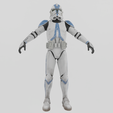 Renders0002.png Clone Trooper 501 St Battalion Star Wars Textured Rigged
