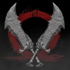 Render-Espadas.jpg -Blades of Chaos LVL 1- God of War 2018/2022