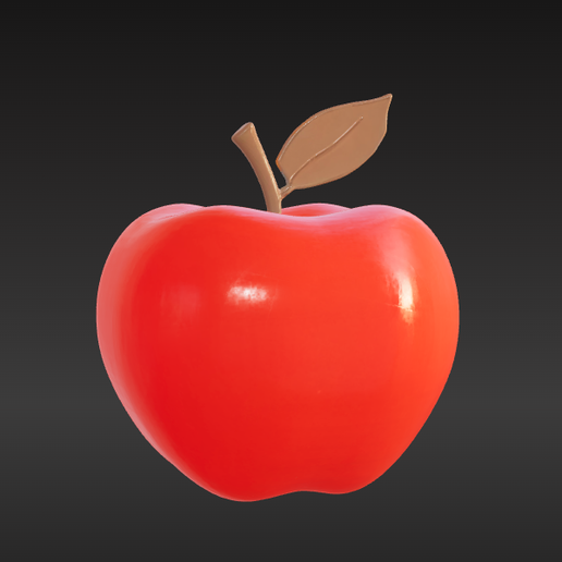 Red Apple 3D model