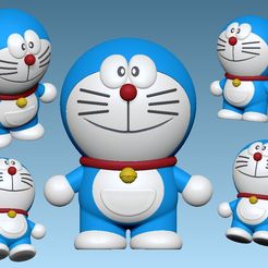 Fichier STL gratuit Petit personnage de Doraemon 📱・Objet imprimable en 3D  à télécharger・Cults