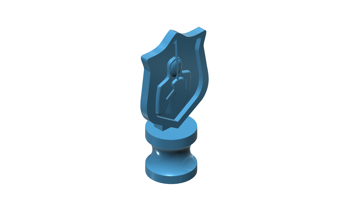 trofeo2.png Download STL file Fencing trophy - Trofeo de esgrima • 3D printing object, Chango